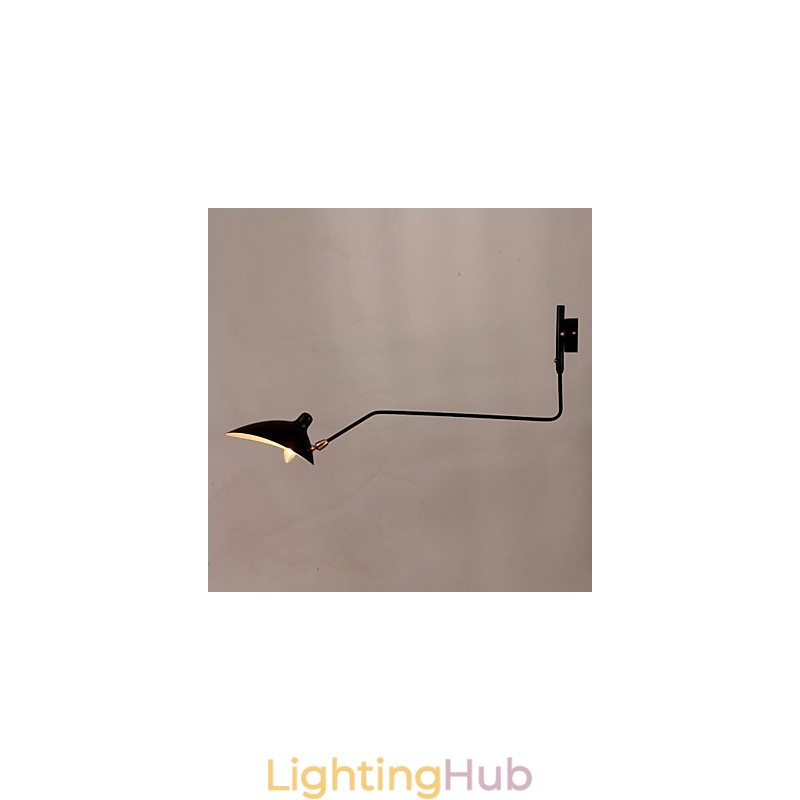 Loft Amercian Countryside Freely Wall Lights Vintage Bedside Long Mechanical Work Study Lamp For Indoor