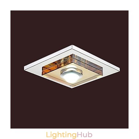 Amber Crystal Ceiling light 1 light Flush Mounted Amber Crystal Ceiling light 1 light Flush Mounted