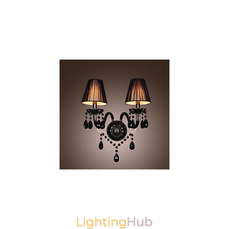 Crystal Candle Wall Lights Modern Contemporary Glass