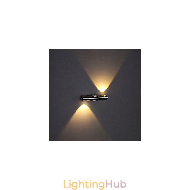Modern Wall Light with Scattering Light Sci fi Design