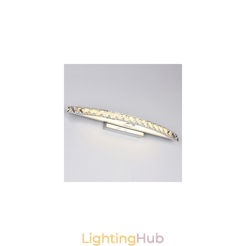 18W Contemporary Crystal Wall Bathroom Lighting