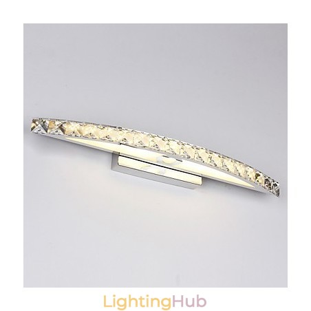 18W Contemporary Crystal Wall Bathroom Lighting 18W Contemporary Crystal Wall Bathroom Lighting
