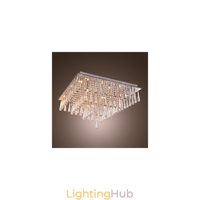 Modern Contemporary Crystal Others Flush Mount