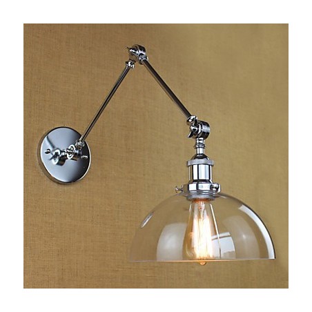 Chrome Glass Telescopic Retro Wall Lamp Chrome Glass Telescopic Retro Wall Lamp