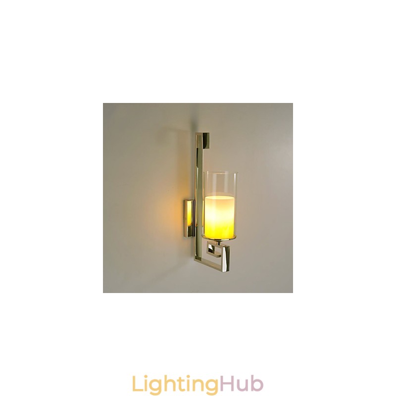 Modern Glass Dining Room Wall Lights Simple Kitchen Wall Lamps Bar Cafe Hallway Balcony Wall Lamp