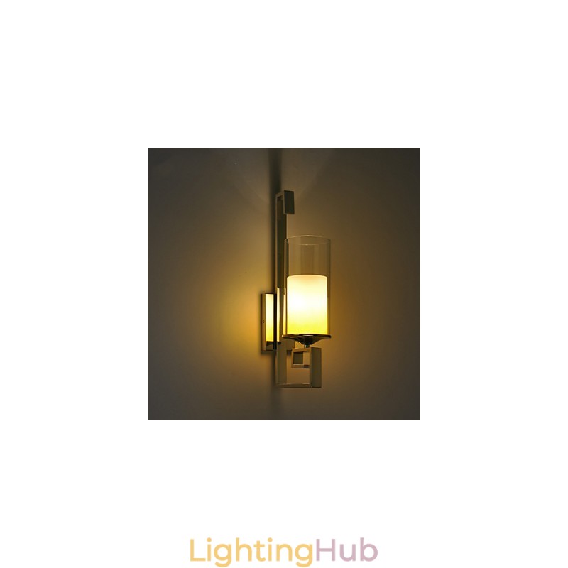 Modern Glass Dining Room Wall Lights Simple Kitchen Wall Lamps Bar Cafe Hallway Balcony Wall Lamp