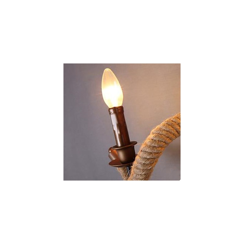 Contracted Balcony Stair Lamp Twisted Rope Wall Lamp