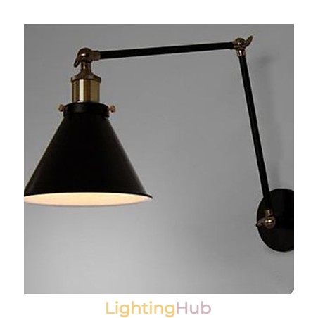 Industrial Nostalgia Personality Loft Black Umbrella Section Double Wall Lamp Industrial Nostalgia Personality Loft Black Umbrella Section Double Wall Lamp