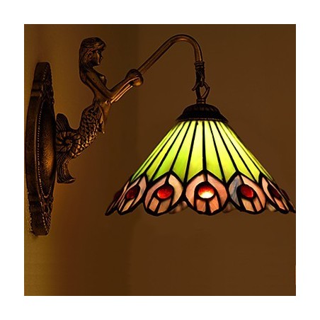 European Contracted Rural Creative Wrought Iron Wall Lamp Lights
