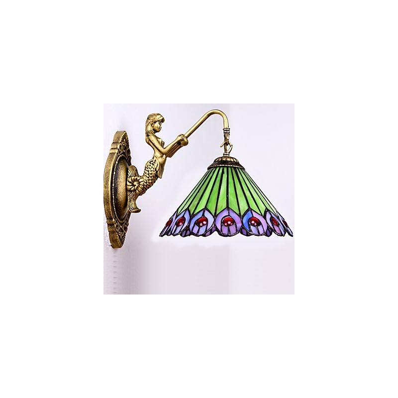 European Contracted Rural Creative Wrought Iron Wall Lamp Lights