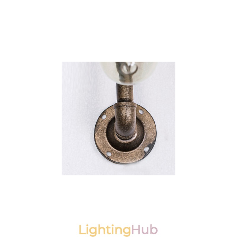 American Village Loft Industrial Edison Style Vintage Wall Light Lamp Retro Water Pipe Lamp Wall Sconce