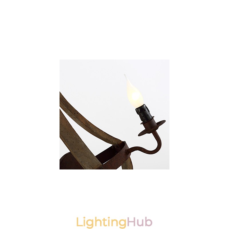 Mini Style Wall Sconces Rustic Lodge Wood Bamboo