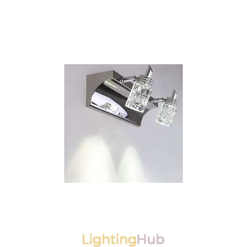 Crystal Bathroom Lighting Modern Contemporary Metal