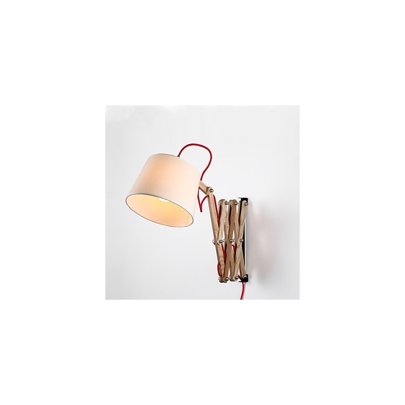 Wall Sconces Reading Wall Lights Mini Style Traditional Classic Wood Bamboo