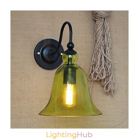 American Rural Countryside Minimalist Blue Glass Decorative Wall Lamp Living Room Hallway American Rural Countryside Minimalist Blue Glass Decorative Wall Lamp Living Room Hallway