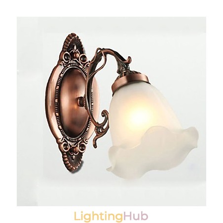 Retro Glass Simple European Modern Elegance Wrought Iron Wall Lamp Light Retro Glass Simple European Modern Elegance Wrought Iron Wall Lamp Light
