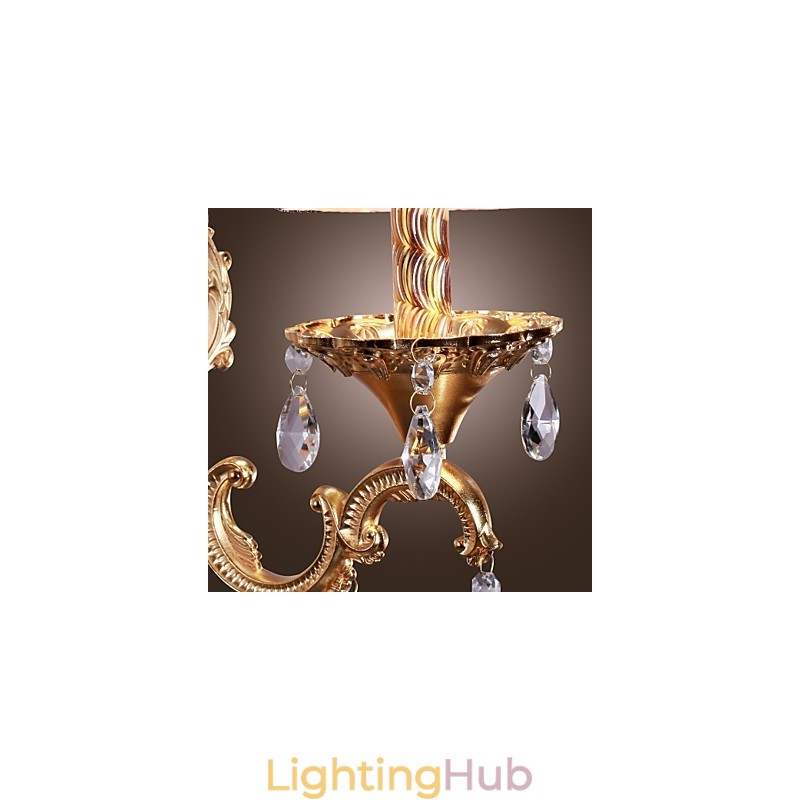 Elegant Crystal Wall Light in Pink