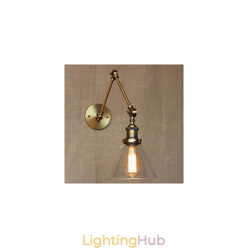 Industrial Style Retro Vintage Stores Bedroom Modern Church Hall Decorated Bronze Wall Sconce