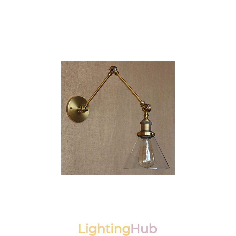 Industrial Style Retro Vintage Stores Bedroom Modern Church Hall Decorated Bronze Wall Sconce