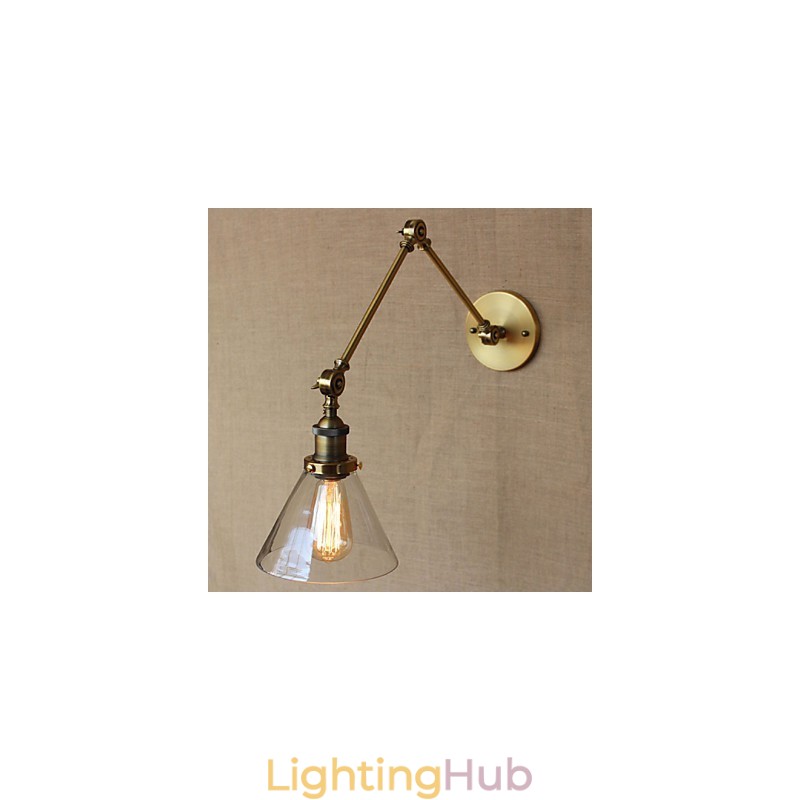 Industrial Style Retro Vintage Stores Bedroom Modern Church Hall Decorated Bronze Wall Sconce