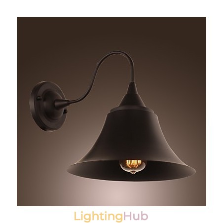 Artistic Wall Light with Retro Metal Shade and Bracket Artistic Wall Light with Retro Metal Shade and Bracket
