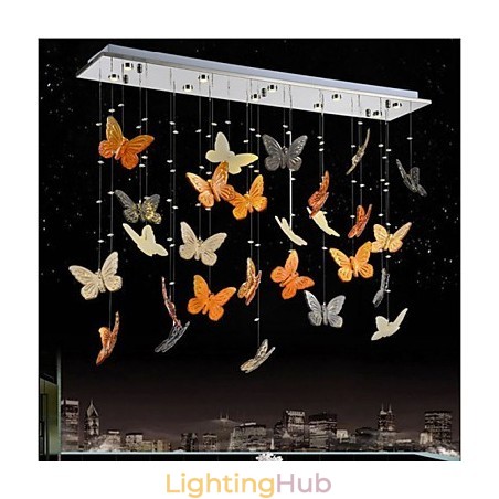 Lamp Pendant Butterfly Crystal Lamp Lamp Pendant Butterfly Crystal Lamp