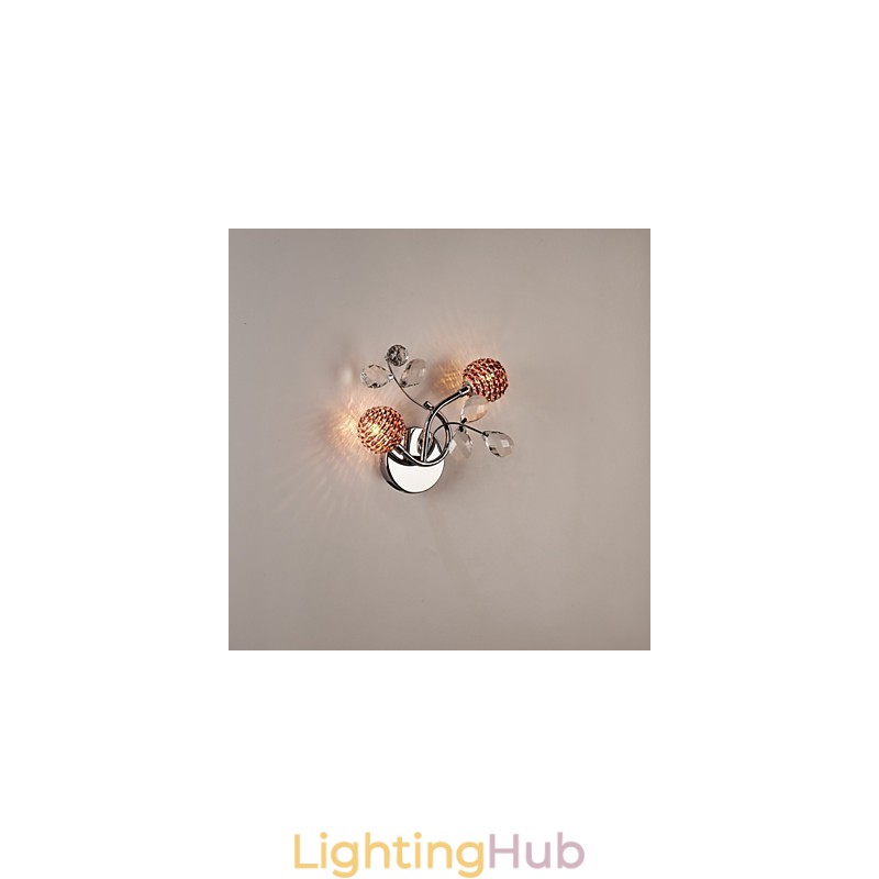 Wall Sconces Crystal Mini Style Modern Contemporary Metal