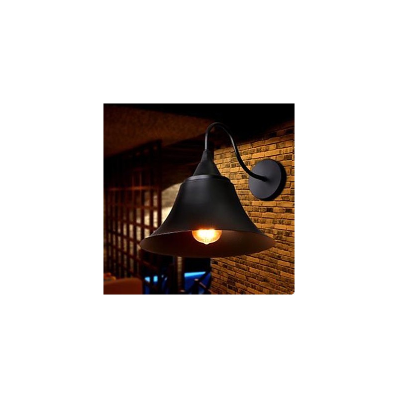 American Country Iron Cap Wall Lamp Wrought Iron Wall Lamp Archaize Srestoring Ancient Ways