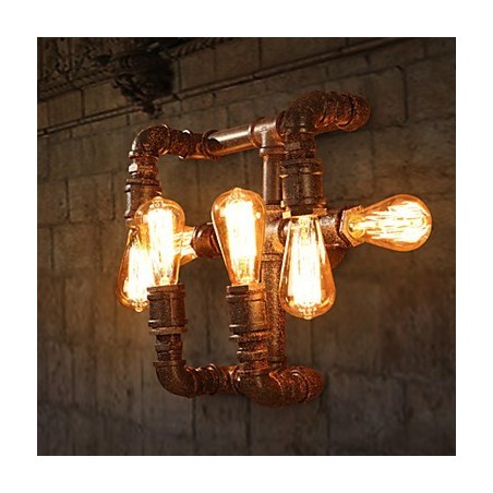 Retro Bar Iron Wall Sconces Mini Style Rustic Lodge Metal