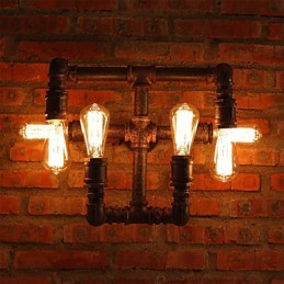 Retro Bar Iron Wall Sconces Mini Style Rustic Lodge Metal