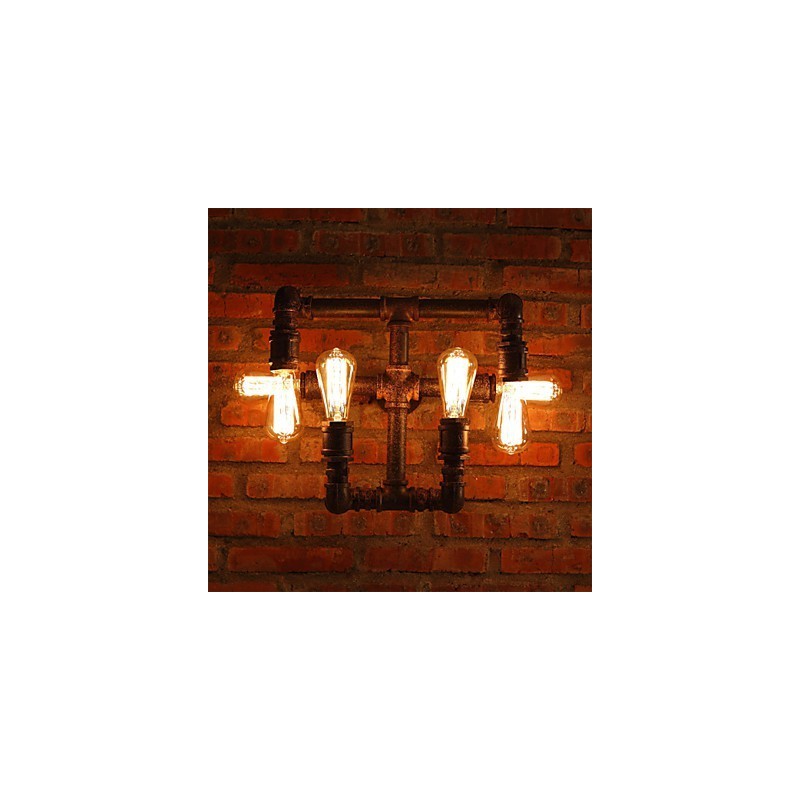 Retro Bar Iron Wall Sconces Mini Style Rustic Lodge Metal