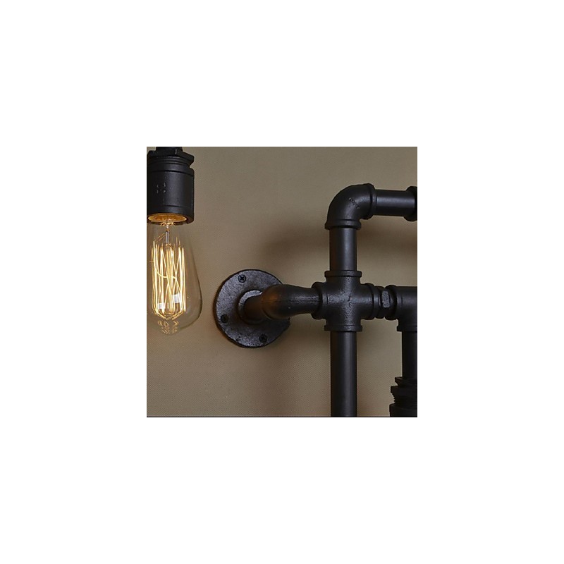 Wall Sconces 5 Light Water Pipe Iron Mini Style Industrial Style Country Metal