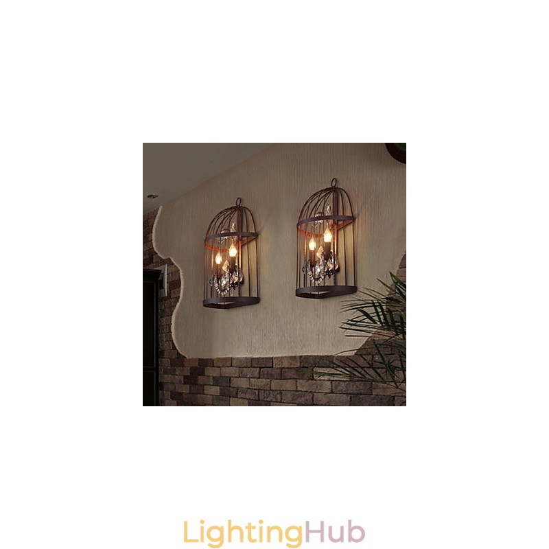 Mini Style Wall Sconces Rustic Lodge Metal