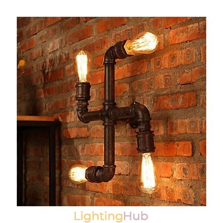 Retro Bar Iron Wall Sconces Mini Style Rustic Lodge Metal Retro Bar Iron Wall Sconces Mini Style Rustic Lodge Metal