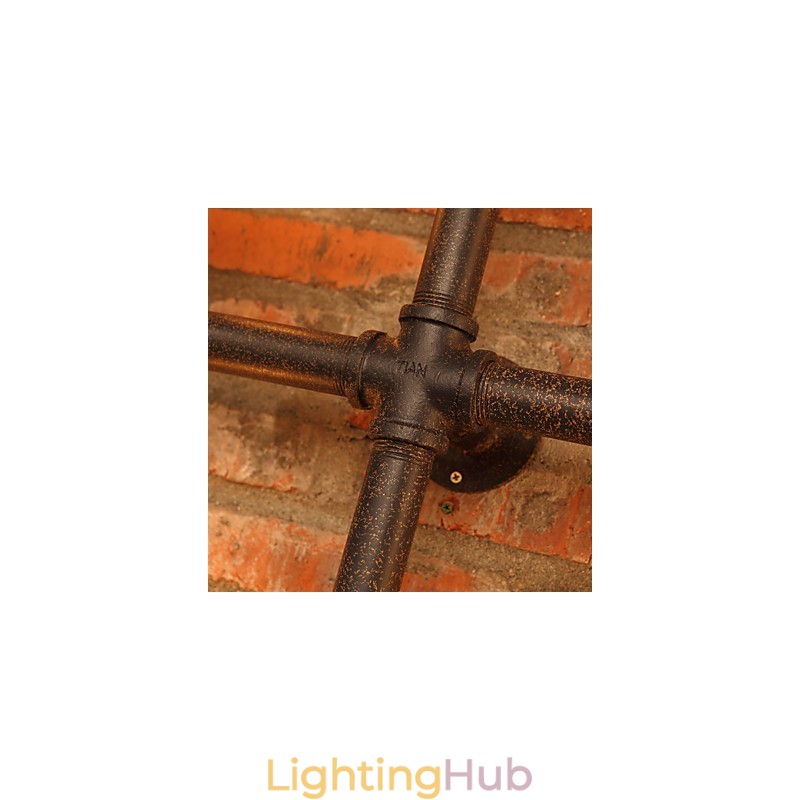 Retro Bar Iron Wall Sconces Mini Style Rustic Lodge Metal