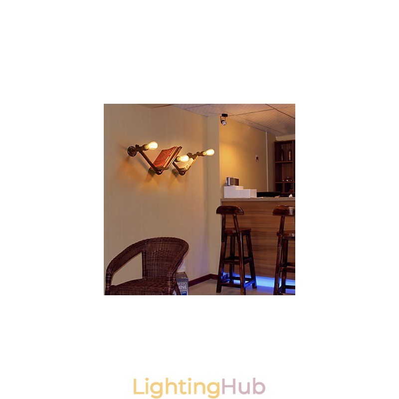 Retro Metal Bedsides Wall Sconce Village Pastoral Living Room Wall Lights Dining Room Wall Lamp