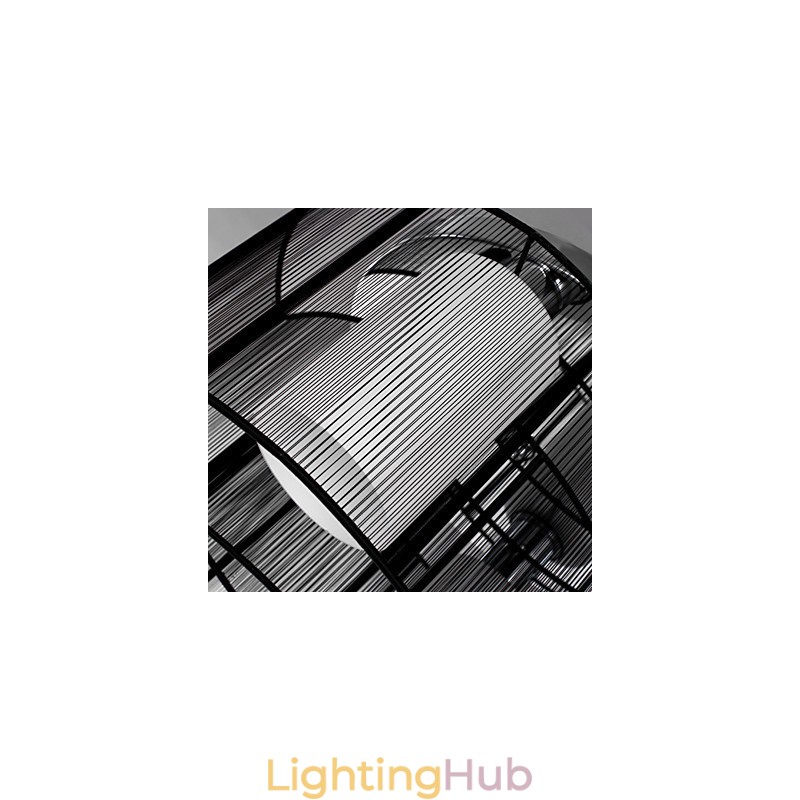 Ceiling Light Modern Design 2 Lights Black