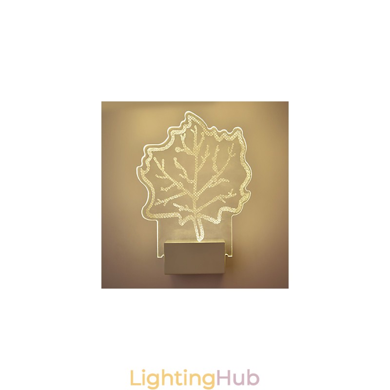 Acrylic Wall Lamp PVC Lamp Light Chip Modern Contemporary Metal