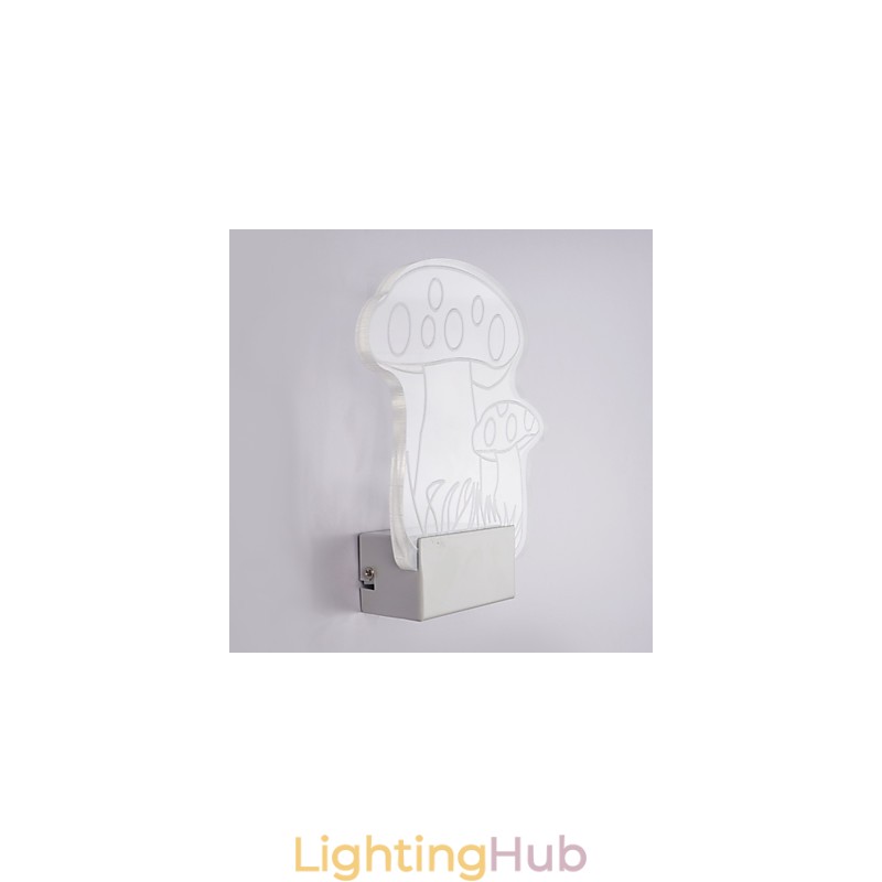 Acrylic Wall Lamp PVC Lamp Light Modern Contemporary Metal