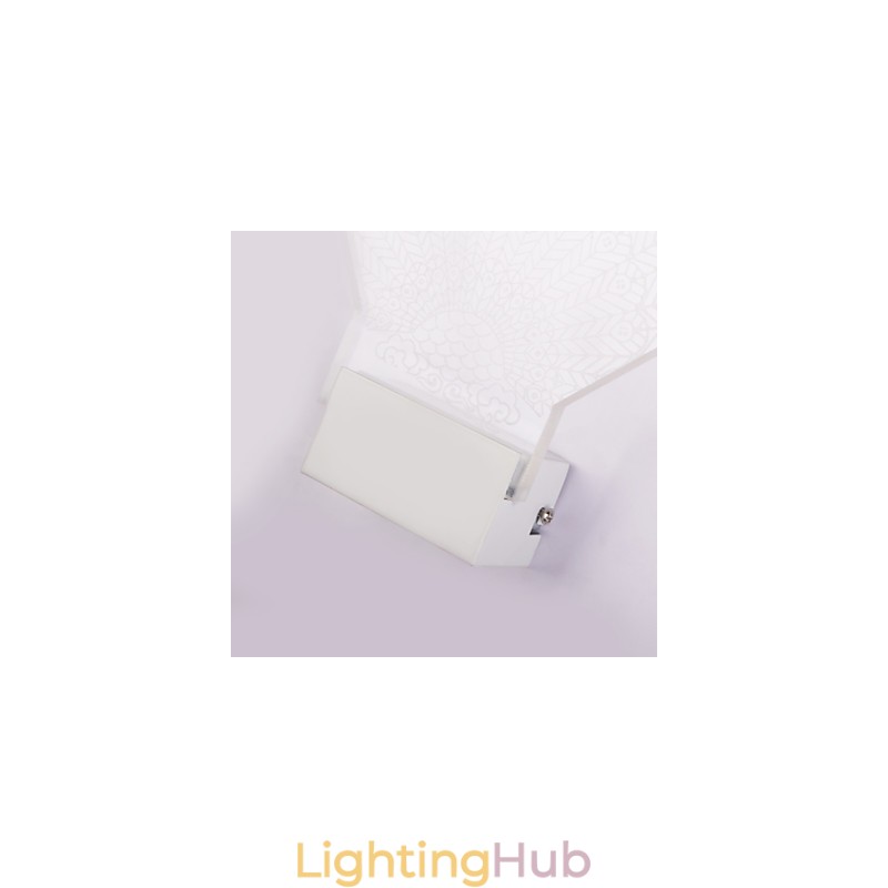 Acrylic Wall Lamp PVC Lamp Light Modern Contemporary Metal