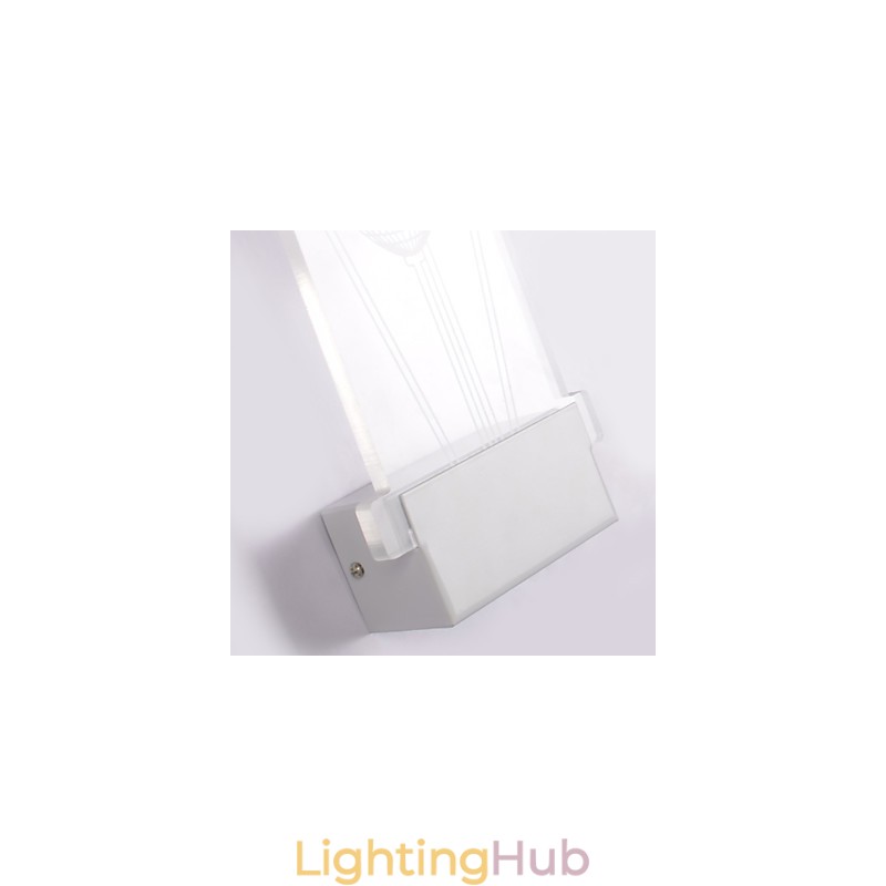 Acrylic Wall Lamp PVC Lamp Light Modern Contemporary Metal