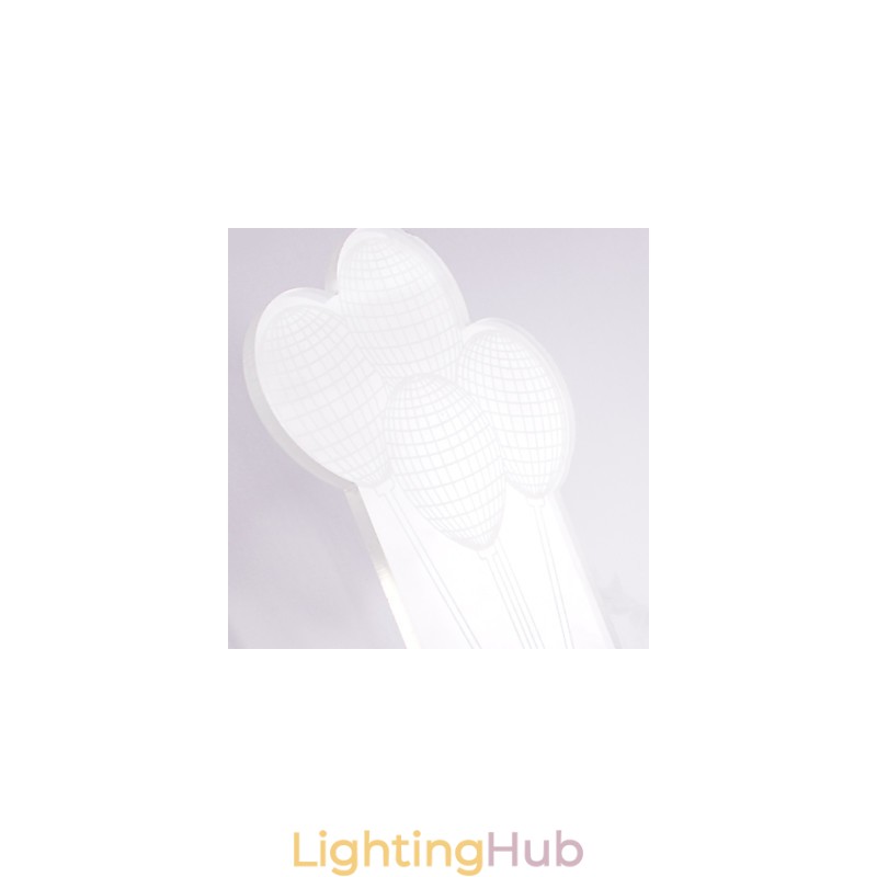 Acrylic Wall Lamp PVC Lamp Light Modern Contemporary Metal
