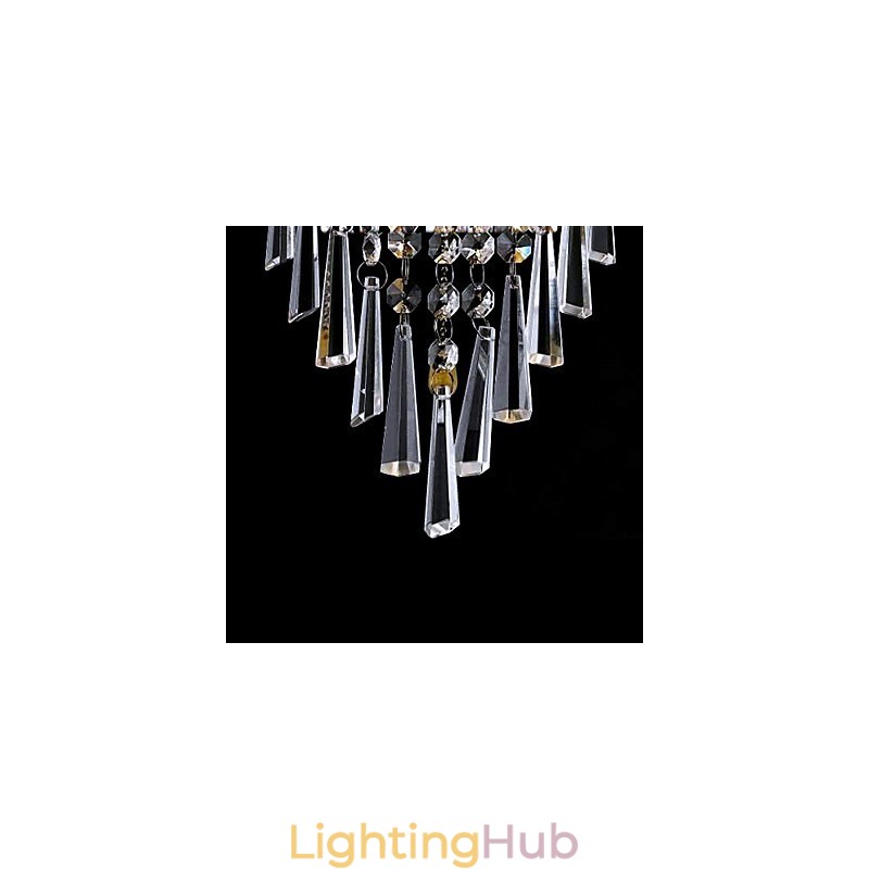 Classy Crystal Wall Light with 1 Light