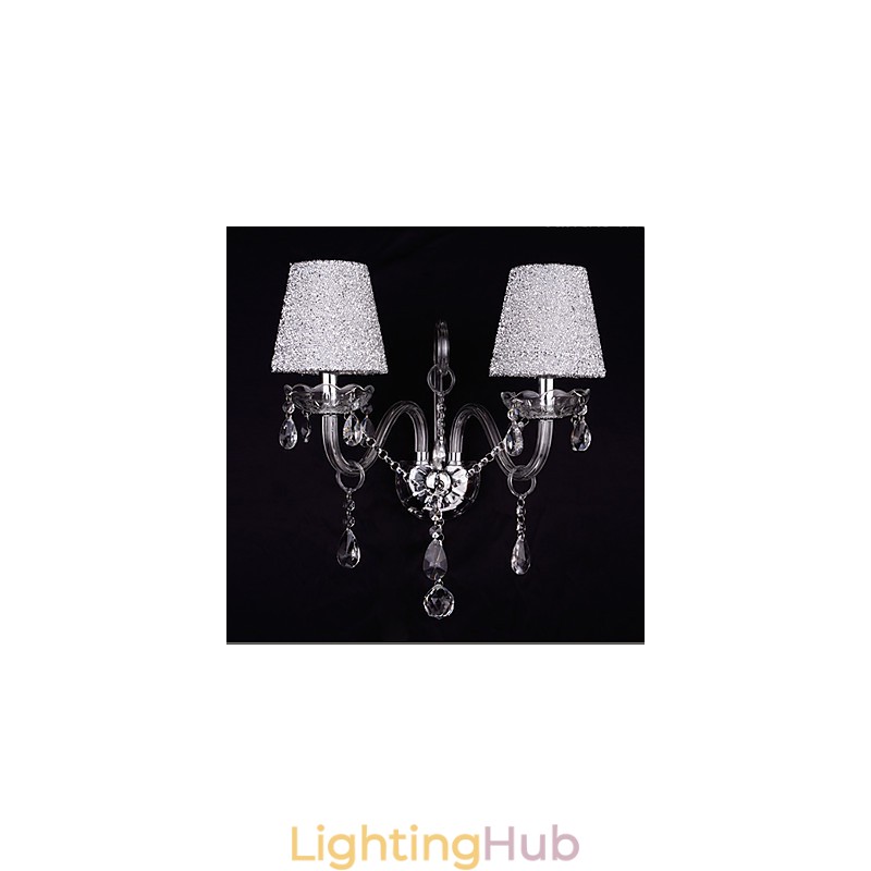 Crystal Wall Sconces Traditional Classic Glass