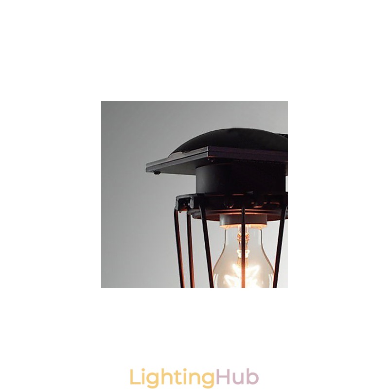 Retro Wrought Wall Lamps Single Head Antique Wall Lamp Reminisced Lamp Loft American Iron Vintage Small Cages Wall Lamp