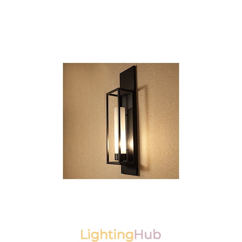 Wall Lights Wall Sconces Rustic Lodge Metal Dinning Room Bedroom Reading Room Metal+Glass