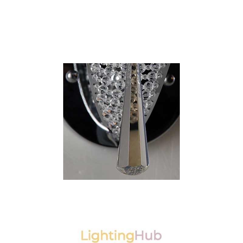 Crystal Wall Sconces Modern Contemporary Metal