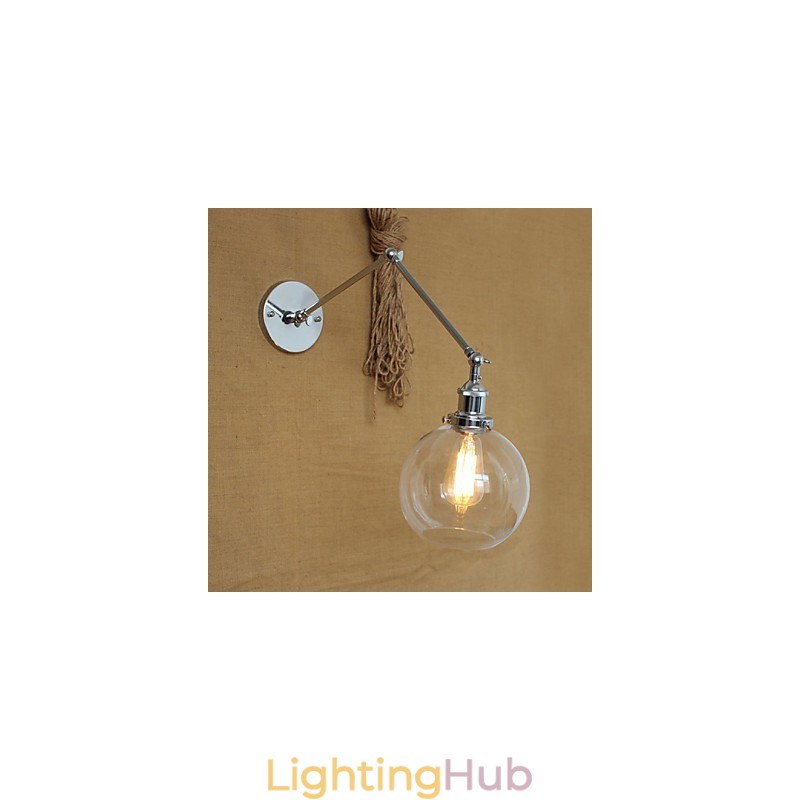 Wall Sconces Swing Lights Reading Wall Lights Crystal Mini Style Rustic Lodge Metal
