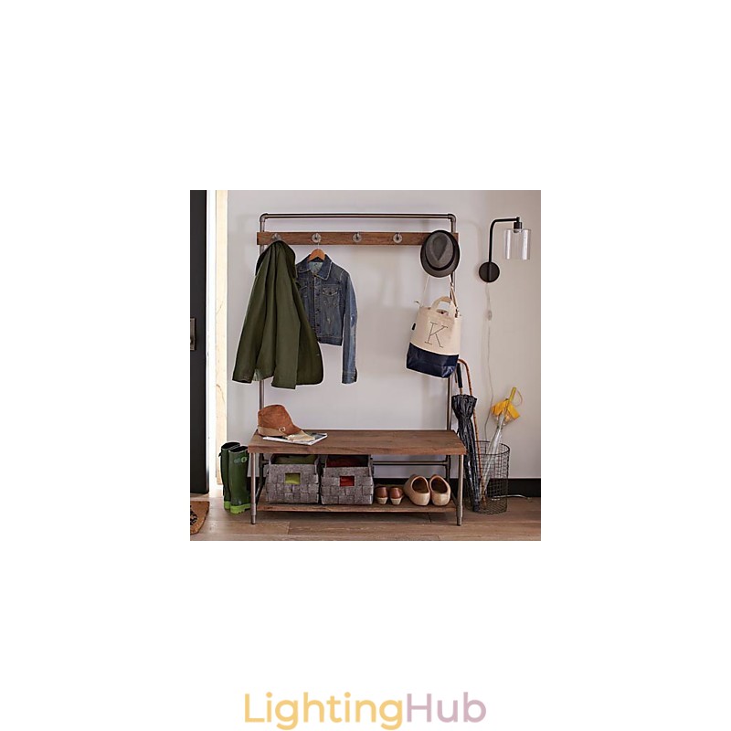 Modern Wall Light with Glass Drum Shade