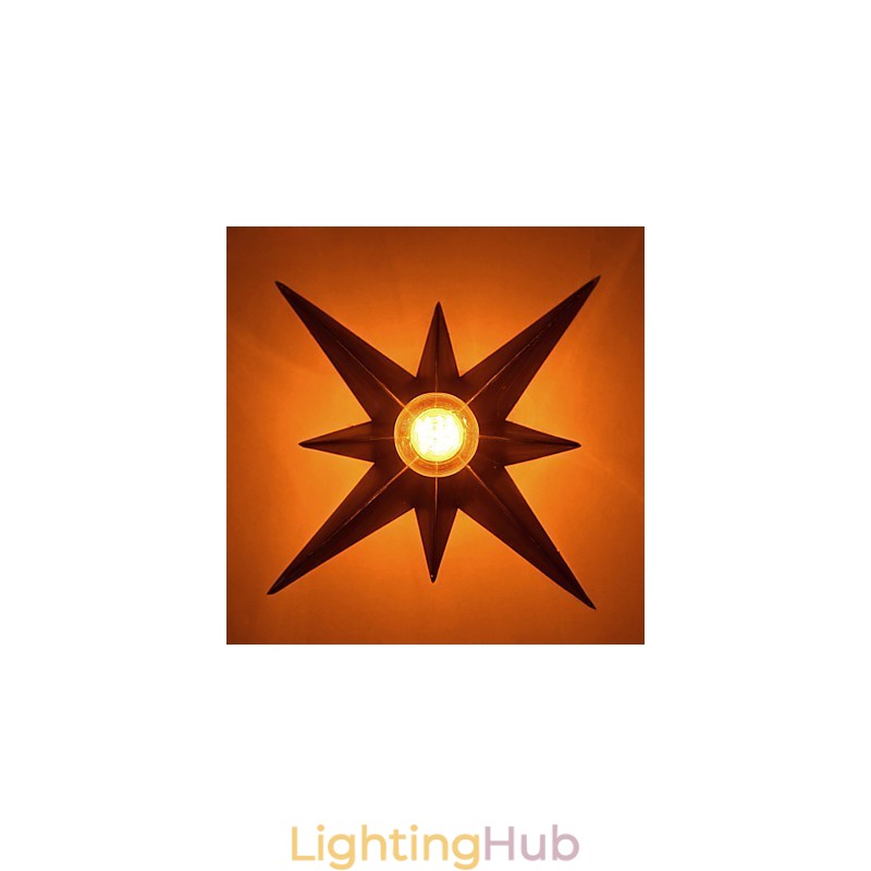 Brief Five Pointed Star Lighting Personalized Modern Wall Light Child Housing Lamps